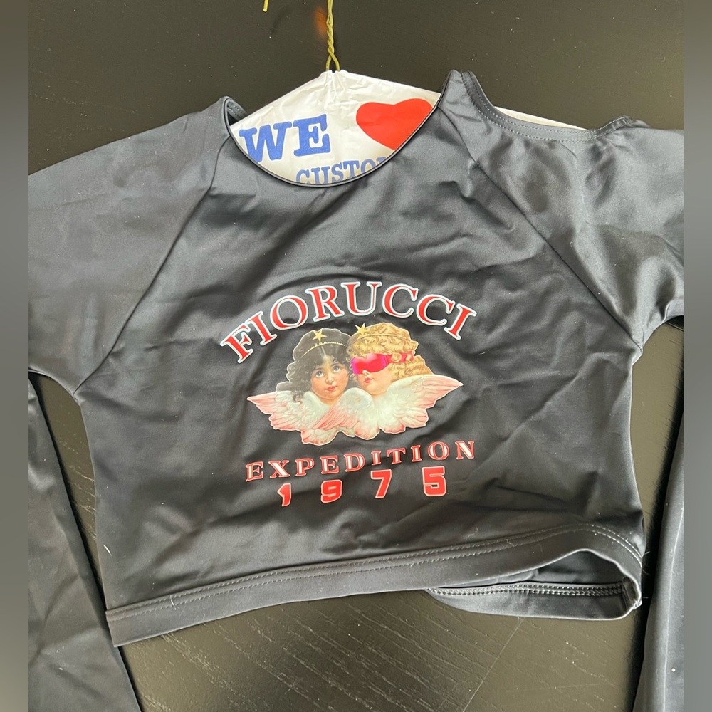 Fiorucci crop top- arctic angels
